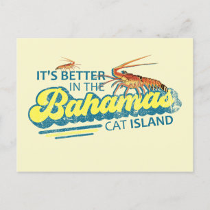 Cat Island Bahama's Briefkaart Vakantie Cruise