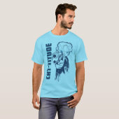 Cat-itude hoge Mode ronde hals T-shirt (Voorkant volledig)