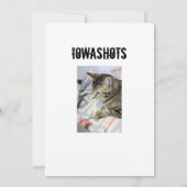 Cat Jigzaag Puzzle Briefkaart (Achterkant)