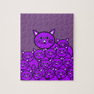 Cat Jigzaag Puzzle Legpuzzel
