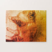 Cat Jigzaag Puzzle Legpuzzel (Horizontaal)