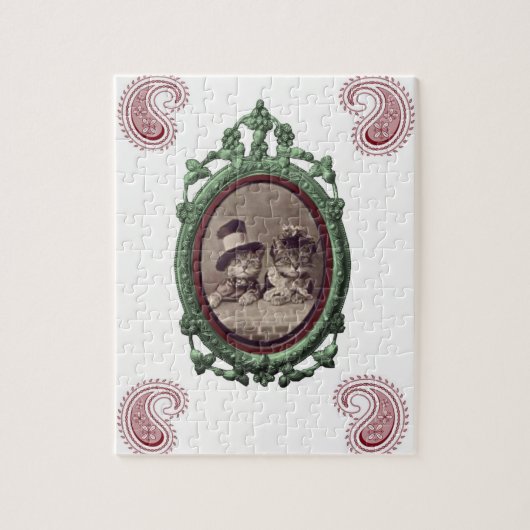 Cat  Jigzaag Puzzle Legpuzzel (Verticaal)