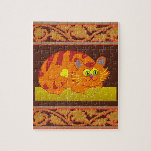 Cat Jigzaag Puzzle Legpuzzel (Verticaal)