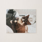 Cat Jigzaag Puzzle Legpuzzel (Horizontaal)