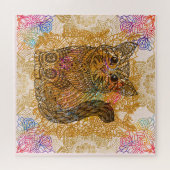 Cat Jigzaag Puzzle Legpuzzel (Horizontaal)