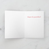 Cat Jokes Funny Birthday Kaart (Binnen)