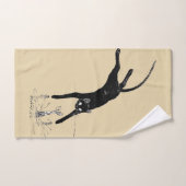 Cat Jumping in de Pond, Alexandre Steinlen Handdoek (Handdoek)