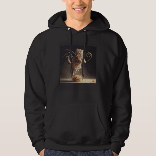 Cat Jumping Noodles Hoodie (Voorkant)