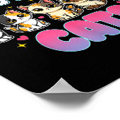 Cat Just A Girl Who Loves Cats  Poster (Hoek)