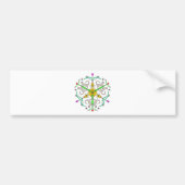 Cat kaliedoscoop bumpersticker (Voorkant)