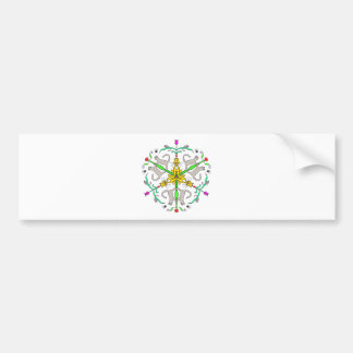 Cat kaliedoscoop bumpersticker