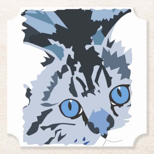 Cat Kartonnen Onderzetters (Voorkant)