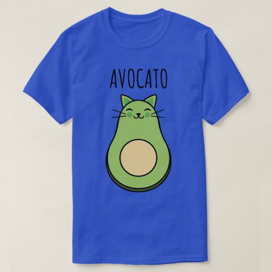 Cat Kat Kitten Avocato pun T-shirt (Design voorkant)