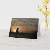 Cat/Kat-sympathiekaart Kaart (Gele Bloem)