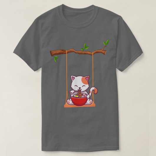 Cat Kawaii Anime T-shirt Japans (Design voorkant)