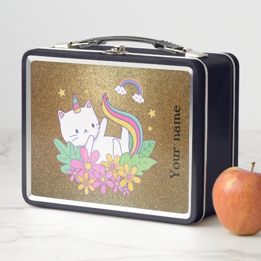 Cat Kawaii Golden sparkle (In situ)