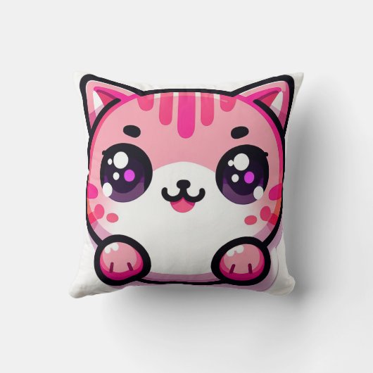Cat Kawaii Kussen (Achterkant)