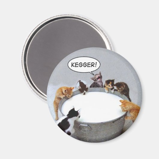 Cat Kegger Magnet (Voorkant / Achterkant)