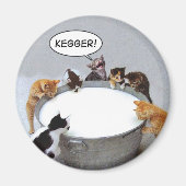Cat Kegger Magnet (Voorkant)