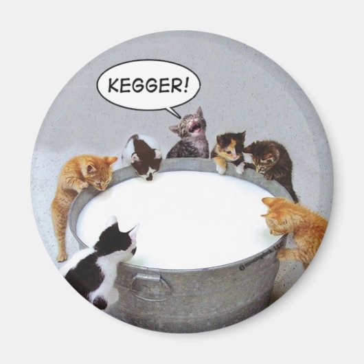 Cat Kegger Magnet (Voorkant)