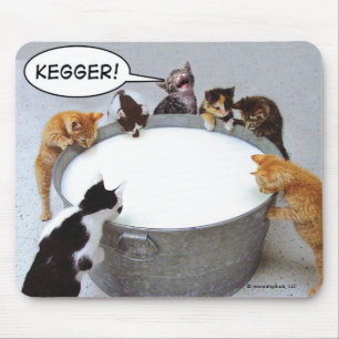 Cat Kegger Mousepad Muismat
