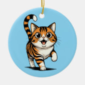 cat keramisch ornament (Voorkant)