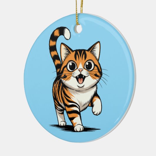 cat keramisch ornament (Links)