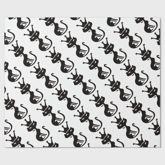 Cat King Cadeaupapier (Vlak)