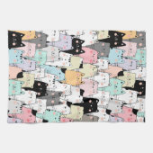 Cat kitchen tea towel, Dish towel  Theedoek (Horizontaal)