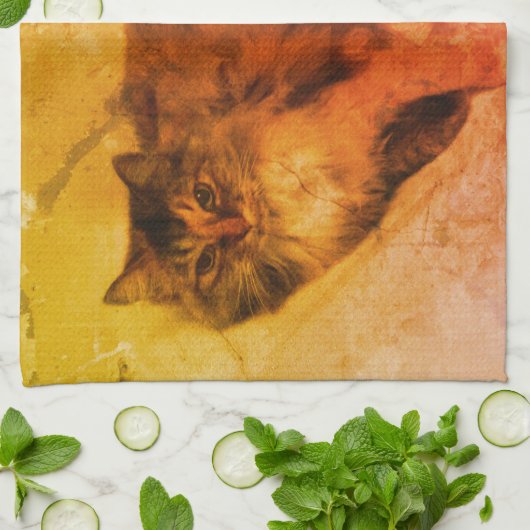Cat Kitchen Towel Theedoek (Gevouwen)