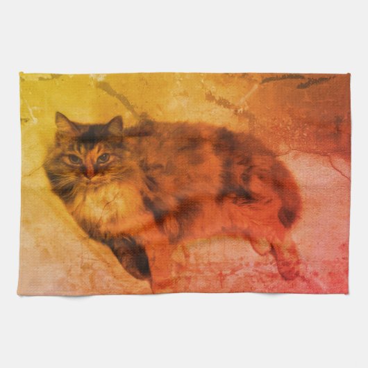 Cat Kitchen Towel Theedoek (Horizontaal)