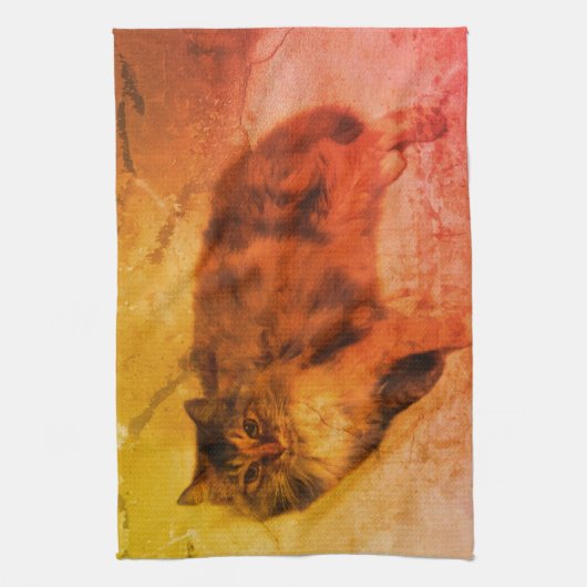 Cat Kitchen Towel Theedoek (Verticaal)