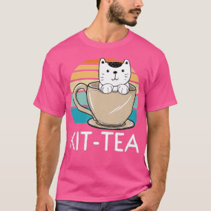 Cat KitTea Funny Cat Lover Cute Cat T-shirt