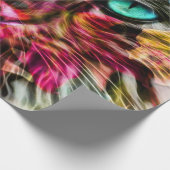 Cat Kitten Artsy Cadeaupapier (Hoek)