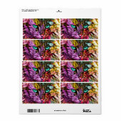 Cat Kitten Artsy Etiket (Full Sheet)