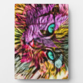 Cat Kitten Artsy Fotoplaat (voorkant)