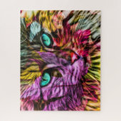 Cat Kitten Artsy Legpuzzel (Verticaal)