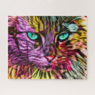 Cat Kitten Artsy Legpuzzel