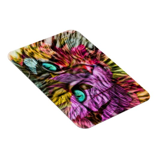 Cat Kitten Artsy Magneet (Rechterzijde)