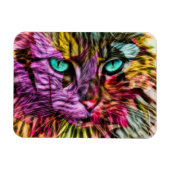 Cat Kitten Artsy Magneet (Horizontaal)