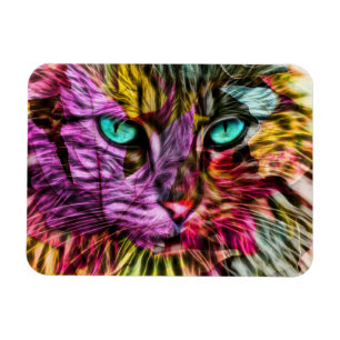 Cat Kitten Artsy Magneet