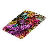 Cat Kitten Artsy Magneet (Linkerzijde)