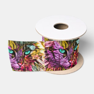 Cat Kitten Artsy Satijnen Lint