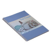 Cat Kitten Best Friends Notitieboek Cute Gray Tabb (Rechterzijde)