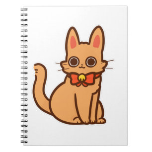 Cat Kitten Cartoon Ginger Cat Cute Kat Anime Notitieboek