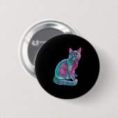 Cat Kitten Cute Fur Nose Funny Animals Ronde Button 5,7 Cm (Voorkant /achterkant)