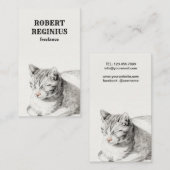 Cat Kitten Cute  Visitekaartje (Voorkant / Achterkant)