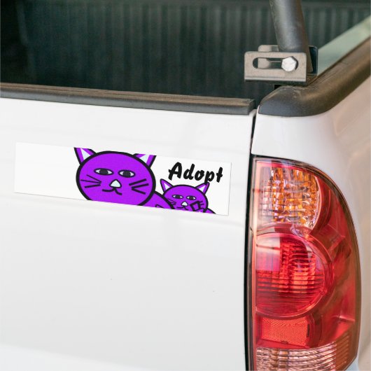 Cat Kitten Dog keurt Bumpersticker goed (Op Truck)