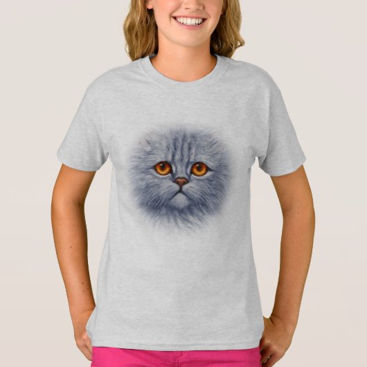Cat Kitten Face T-shirt (Voorkant)