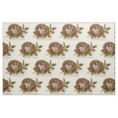 Cat Kitten Holly Winterberry Stof (Fat Quarter)